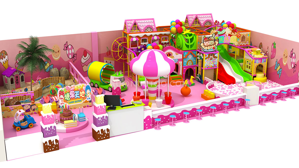cheap candy theme indoor playground (1) дешевая крытая игровая площадка на тему конфет (1)