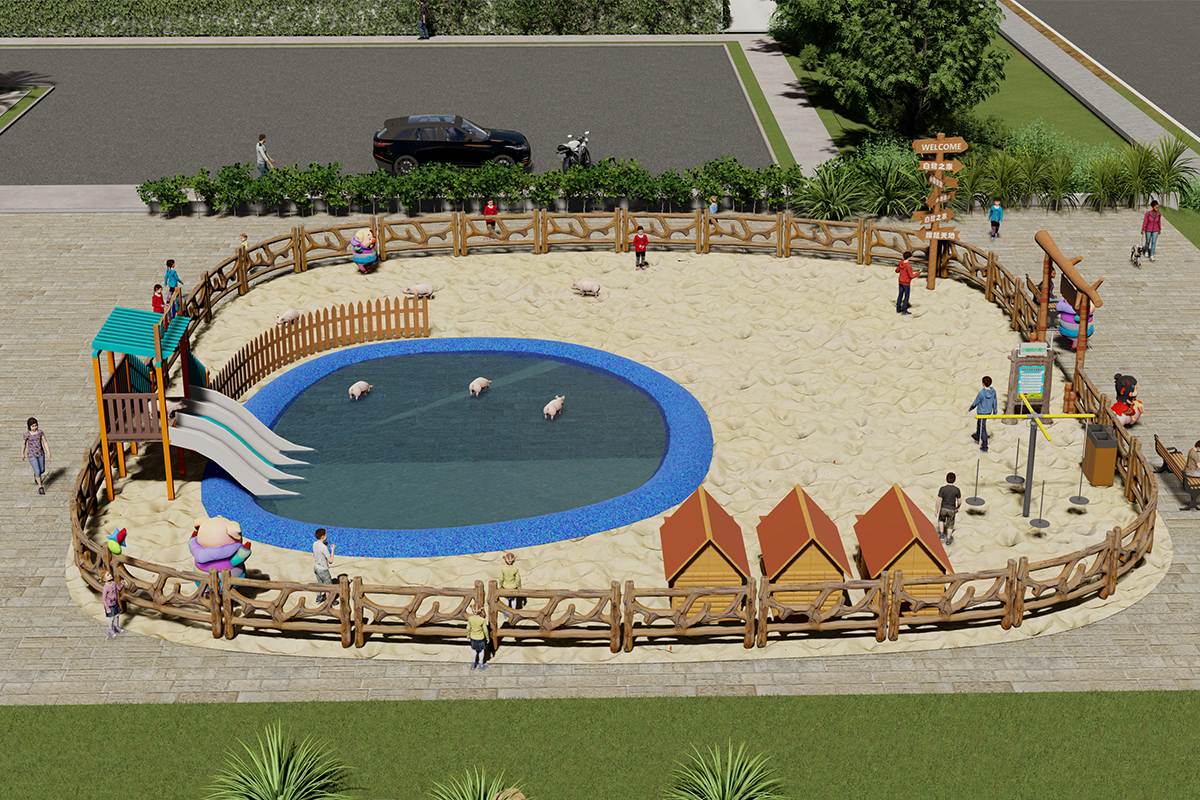 pig dives10 свинья ныряет10