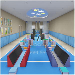 Модульное крытое оборудование для тренировок с полосой препятствий для детей