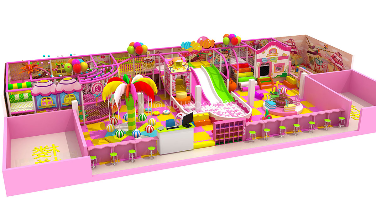 cheap candy theme indoor playground (3) дешевая крытая игровая площадка на тему конфет (3)
