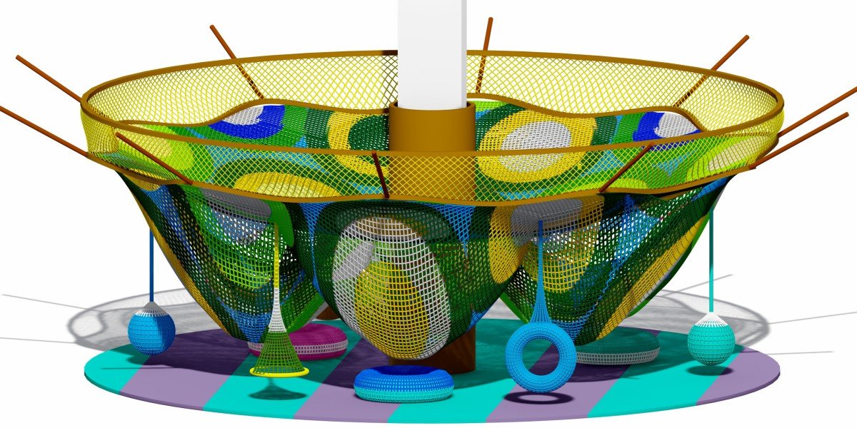 19. rope based playground -3 19. верёвочная площадка -3