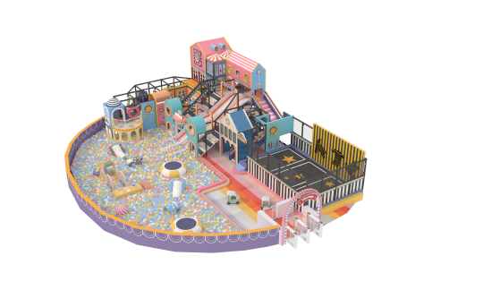 Indoor playground equipment Крытая игровая площадка