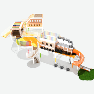 Производитель оборудования для игровой площадки предлагает дизайн Power Camp Landscape Playground