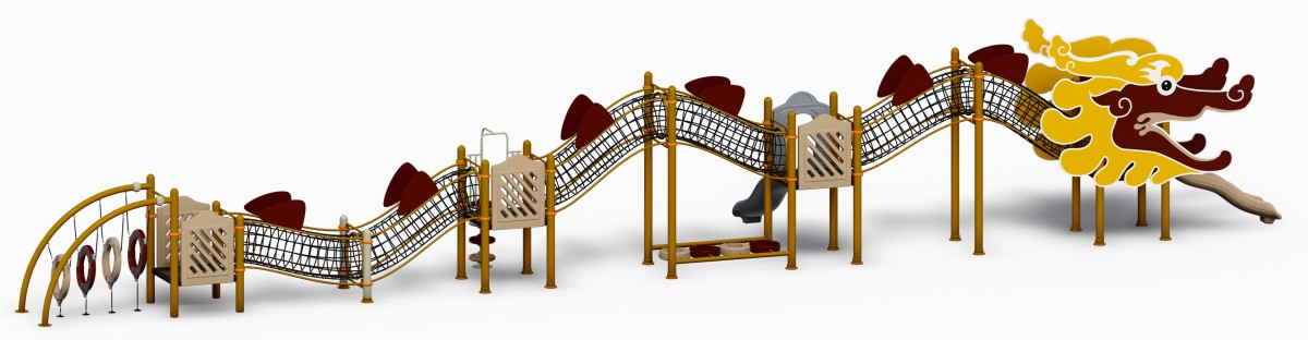 Игровой набор для скалолазания на открытом воздухе Dragon-3