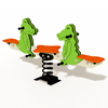 Двойные пружинные качели с крокодиловой тематикой