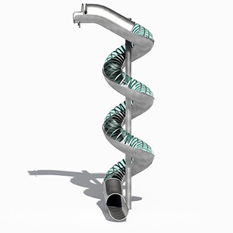 Спиральные горки для детской площадки из нержавеющей стали