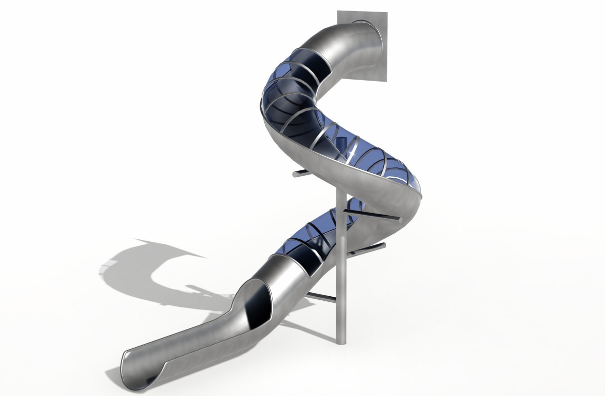 1.Горки из нержавеющей стали для детской площадки (1)