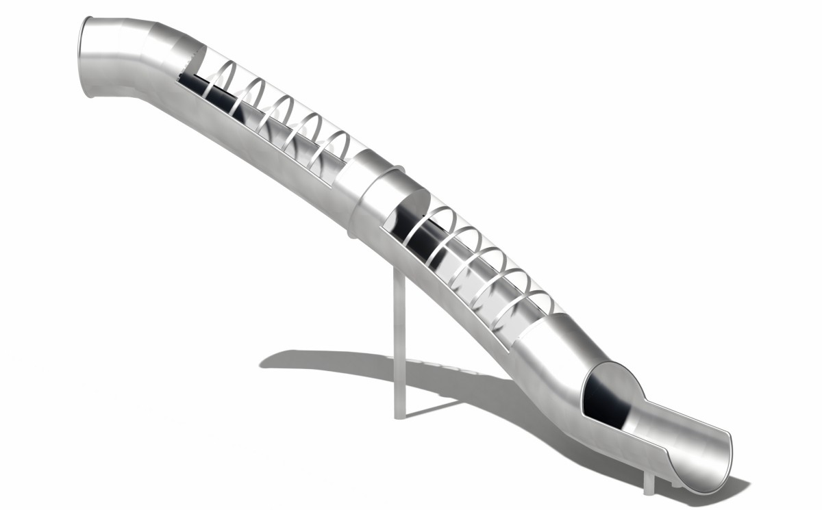 6. Горки из нержавеющей стали для открытой игровой площадки (2)