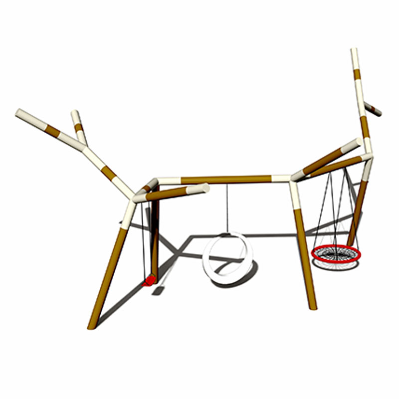 Гальванизированное качание ветки дерева детей трубы для открытой игровой площадки