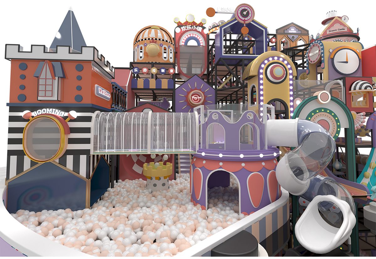 5. Детская игровая структура Macaron Pastel в помещении (5)