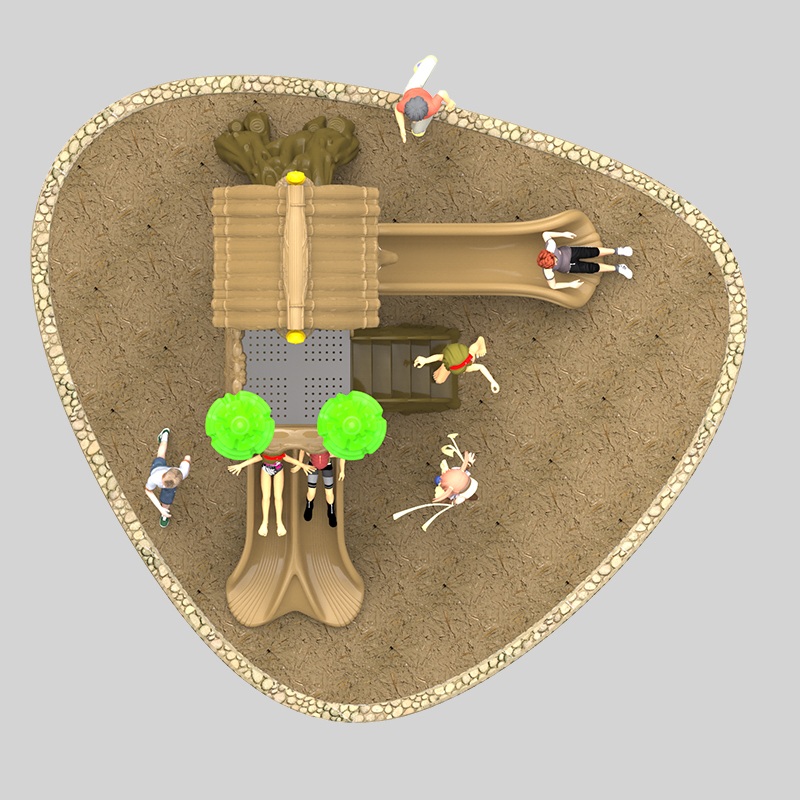 Jungle Explorer Slide: Premium Outdoor Playground