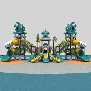 Ракетная тематическая детская игровая площадка с космическим весельем