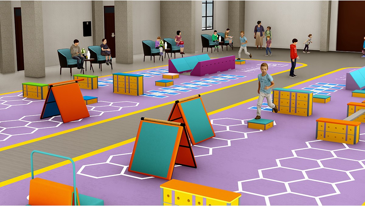 4. Kids Indoor Obstacle Course Training (6) 4. Обучение детей полосе препятствий в помещении (6)