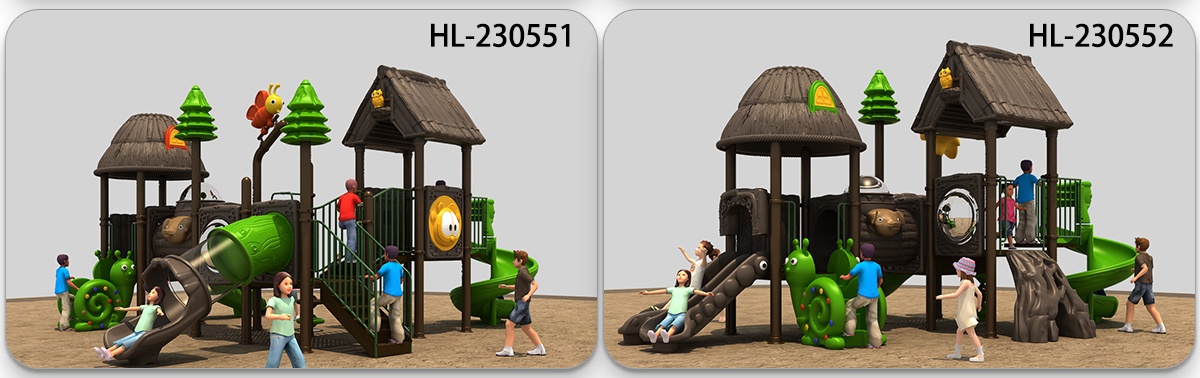 Коммерческие игровые горки на открытой площадке (2) 