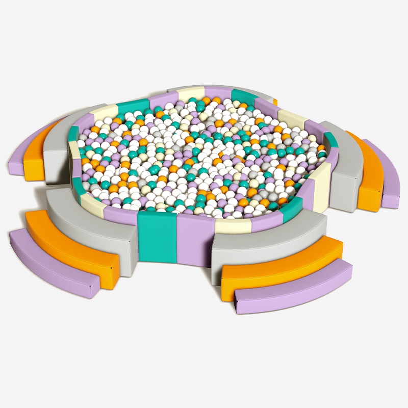 Arc-Modular Inclusive Крытая мягкая игровая площадка для игры в мяч