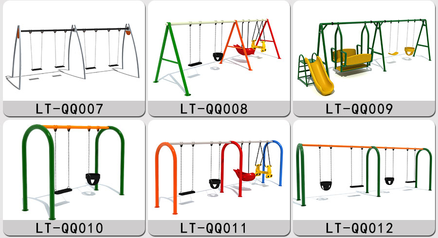 Качели + лошадка-качалка + качели + вращающееся кресло + поворотная лошадка + качалка + детский игровой комплекс _02