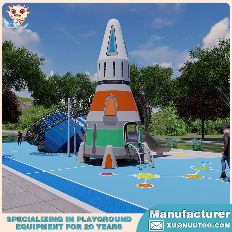 Проекты производителей игрового оборудования Rocketland Landscape Playground