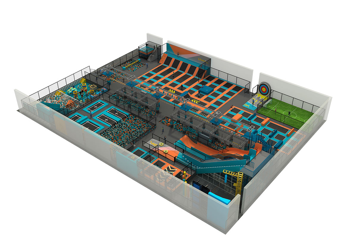 оборудование для крытого батутного парка (6)