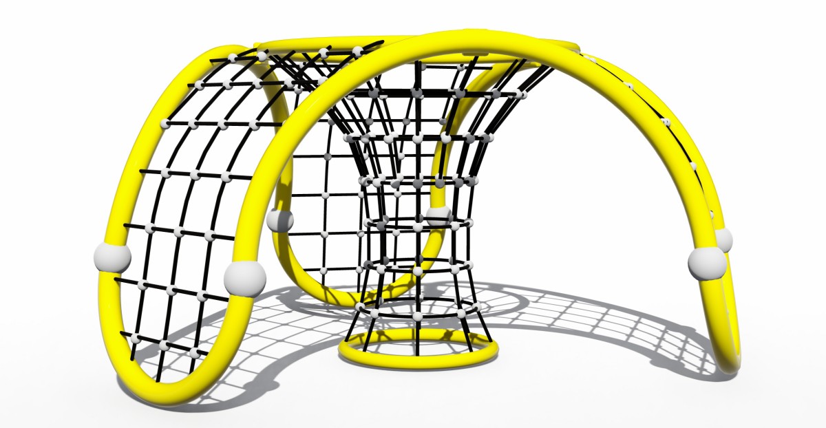 Панорамная экспозиция детского альпинистского оборудования Купол-5