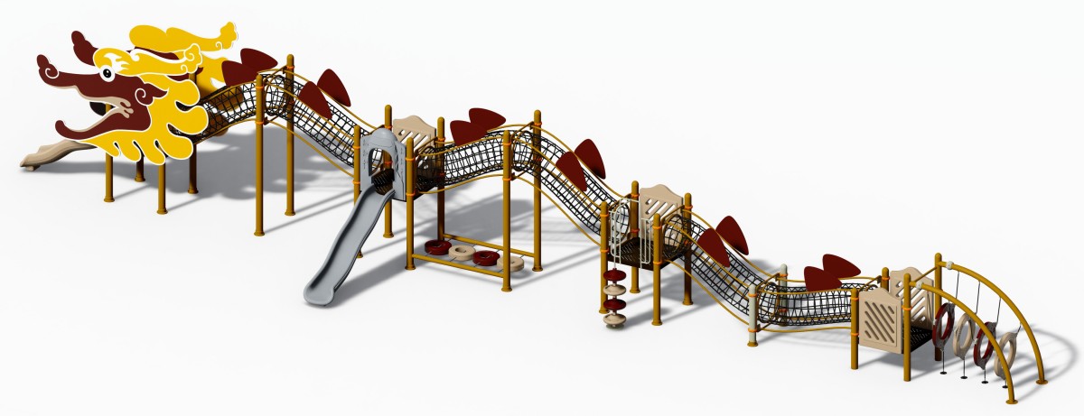 Игровой набор для скалолазания на открытом воздухе Dragon-2