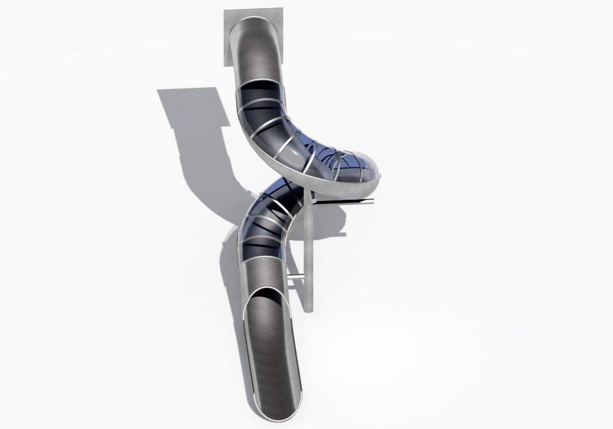 1.Горки из нержавеющей стали для детской площадки (2)