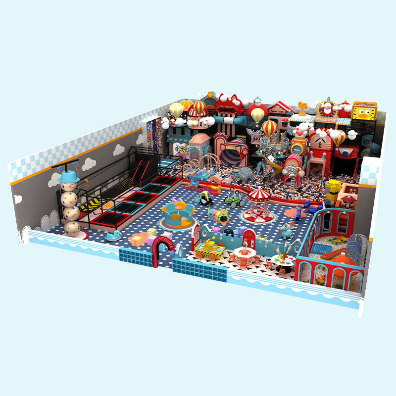 Серия Macaron Коммерческая игровая площадка Soft Play Resort