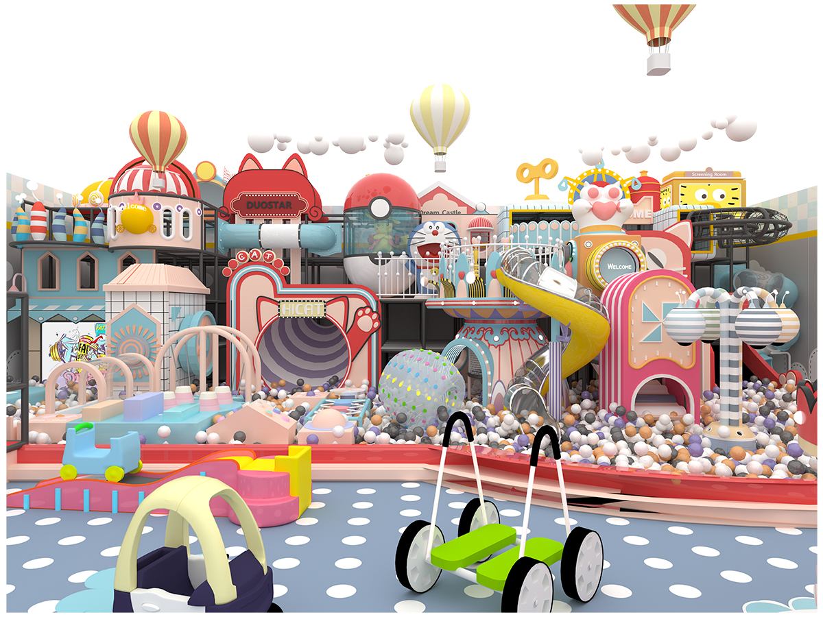 10.Коммерческое мягкое игровое оборудование Macaron (1)