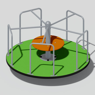 360 ° вращающаяся гладкая игровая площадка для детской игровая площадка для детей на открытом воздухе.