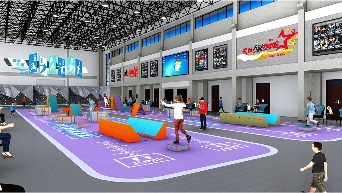 4. Kids Indoor Obstacle Course Training (7) 4. Обучение детей полосе препятствий в помещении (7)