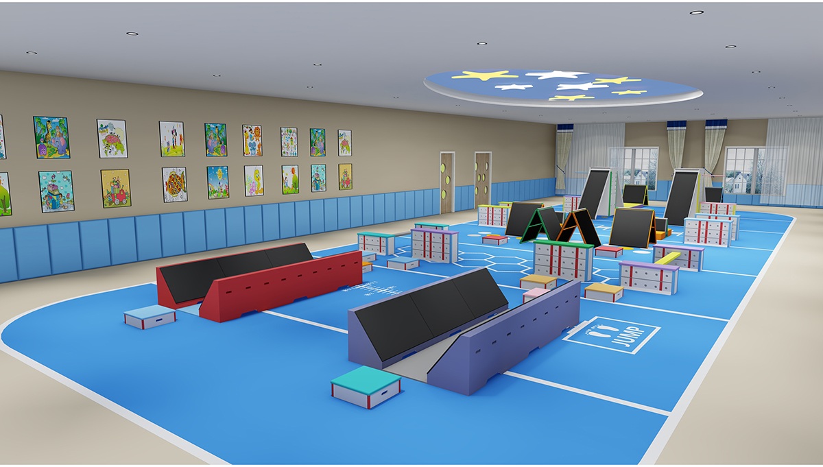 6. Тренажерное оборудование для преодоления полос препятствий в помещении (4)