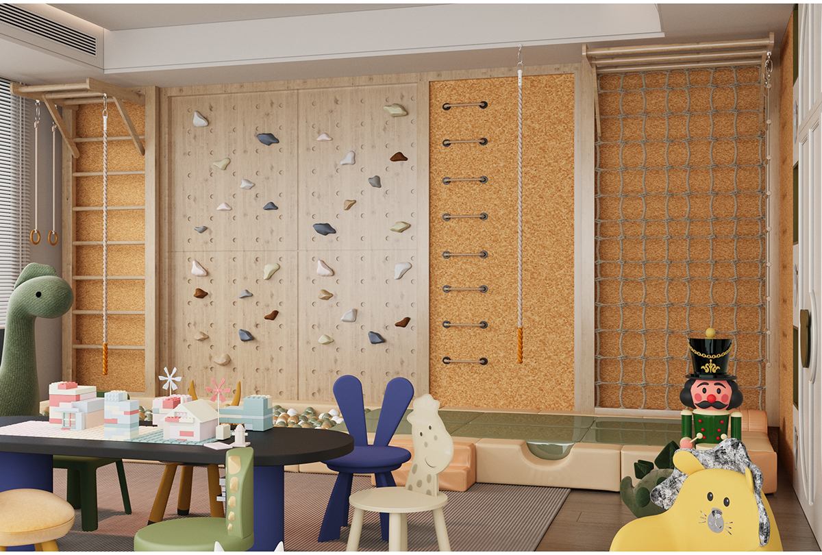 07. Стенка для боулдеринга для детей в помещении (1)