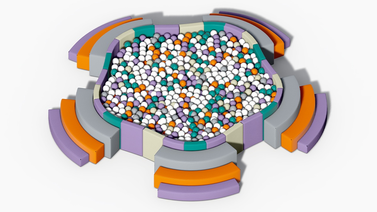 25. Indoor Soft Play with Ball Pit (4) 25. Мягкая игра в помещении с шариковой ямой (4)