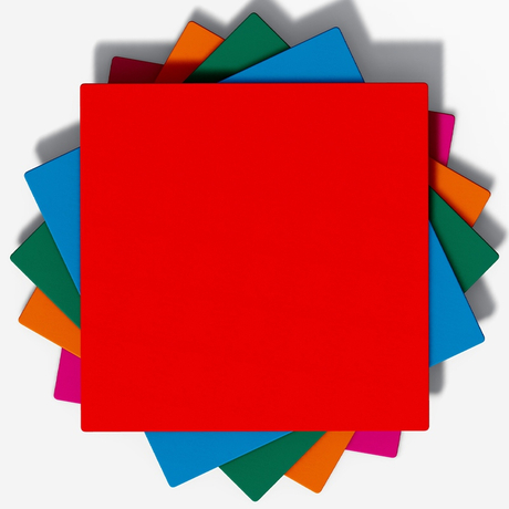 Яркие цвета, квадратные мягкие игровые коврики для дома