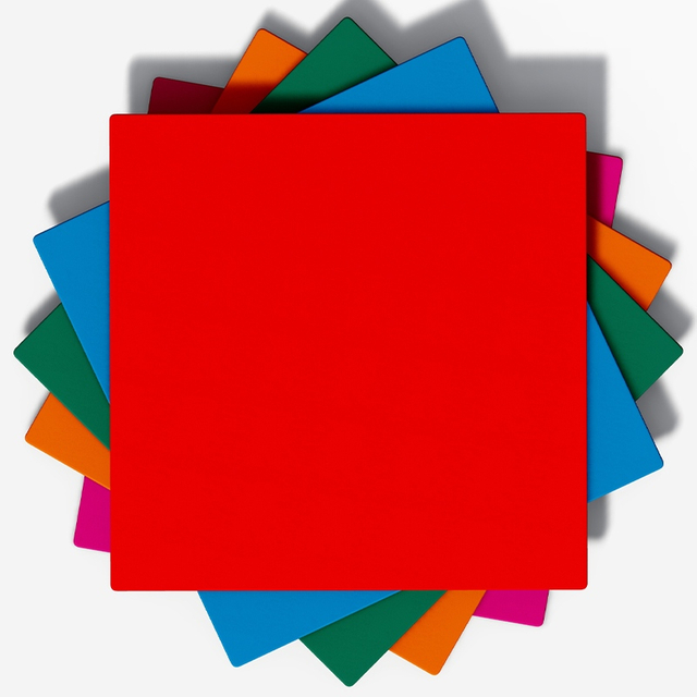 Яркие цвета, квадратные мягкие игровые коврики для дома