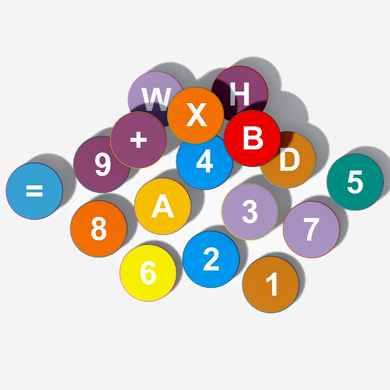 Мягкие игровые кубики с цифрами и буквами для детей