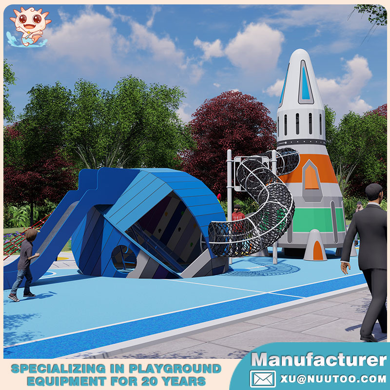 Проекты производителей игрового оборудования Rocketland Landscape Playground