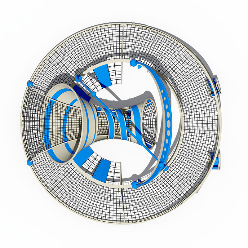 Маленькая садовая игровая площадка для лазания по веревке