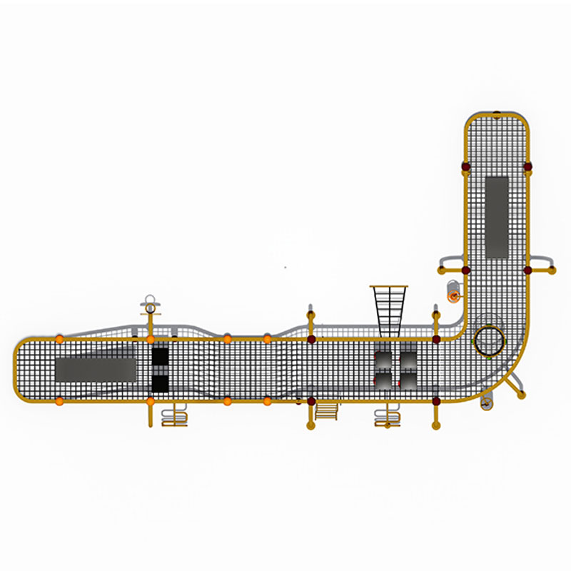 Оборудование для игровых площадок для скалолазания с волнами
