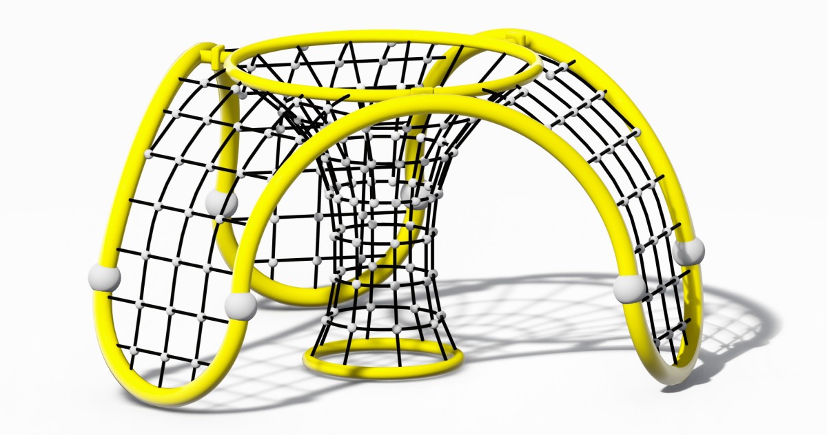 Панорамная экспозиция детского альпинистского оборудования Купол-2