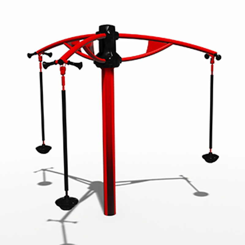 Прочные детские качели из оцинкованной трубы для трех человек для длительного использования на открытом воздухе