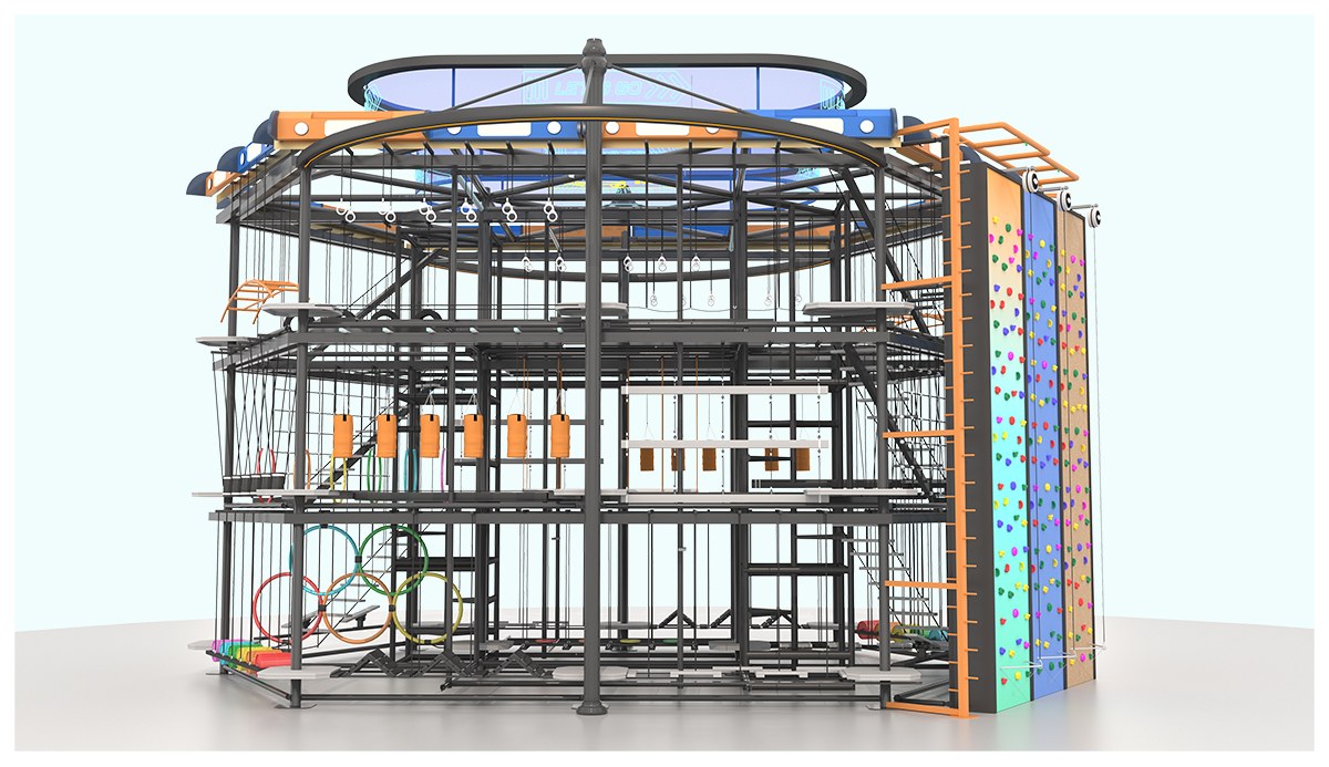 5. Тимбилдинг, крытая веревочная площадка (4)