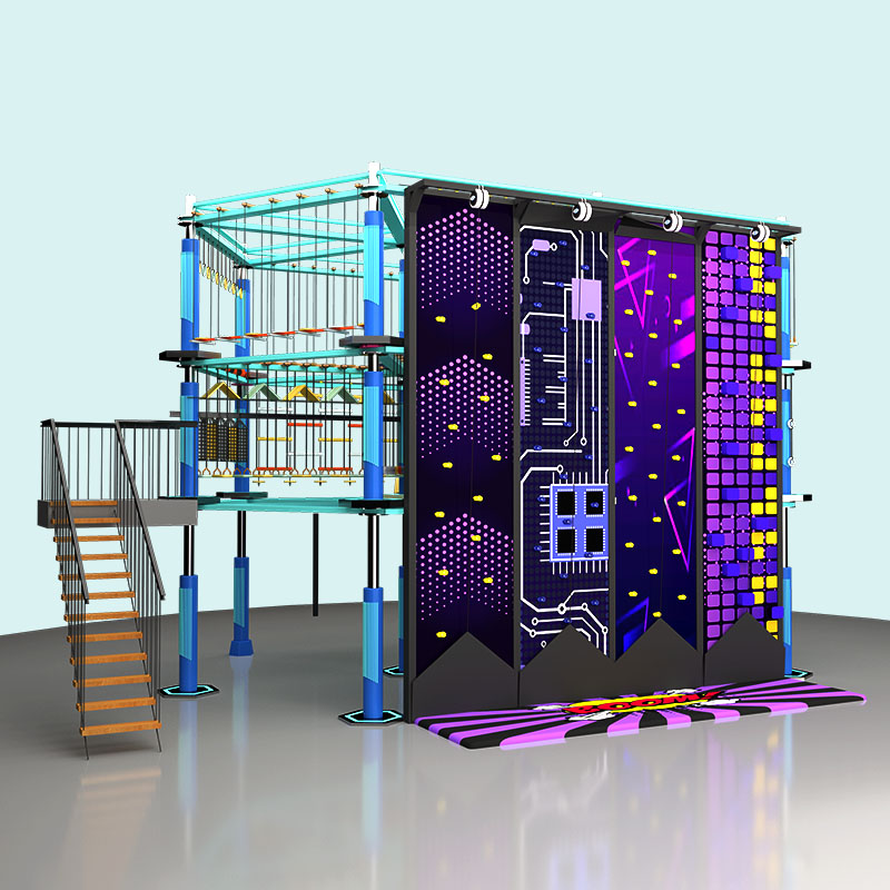 Крытая веревочная площадка - поставщик приключенческих игр в торговом центре