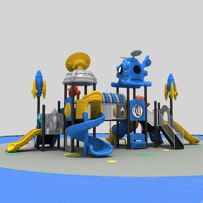 Adventure Ready Rocket Outdoor Playground Slide для детей