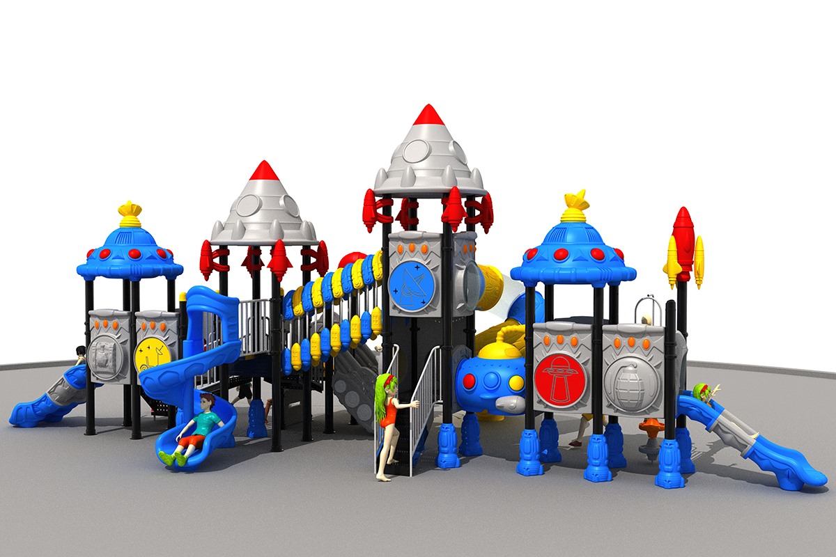 Оптовая космическая игровая площадка Слайд HDPE Outdoor Bulk (3)