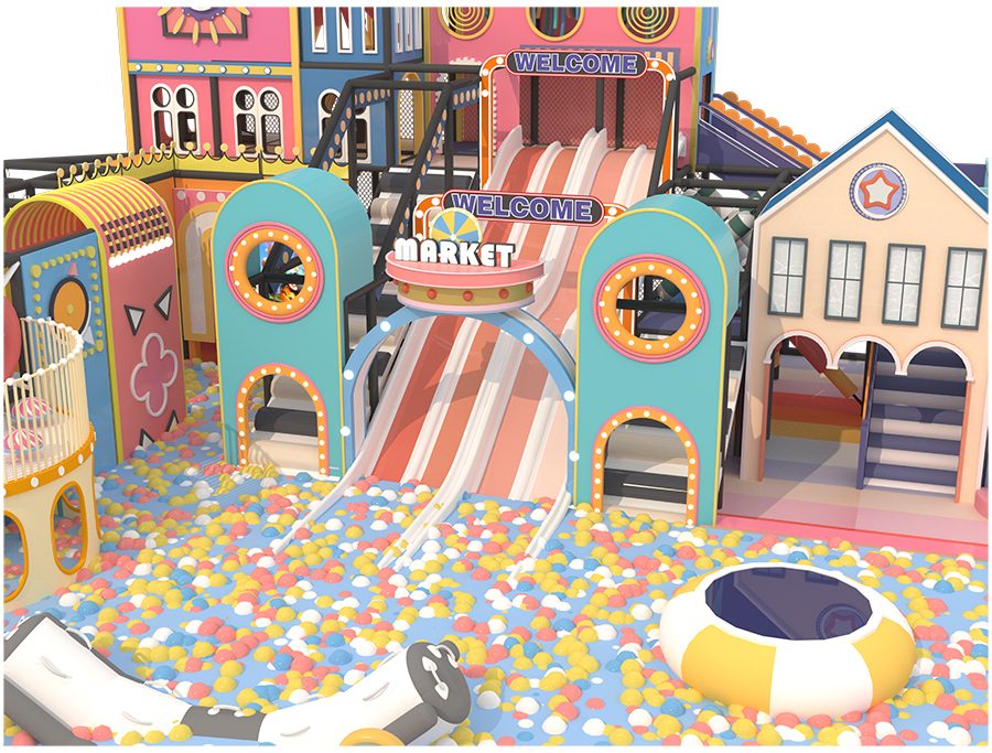 Как построить крытую игровую площадку-лабиринт (7)