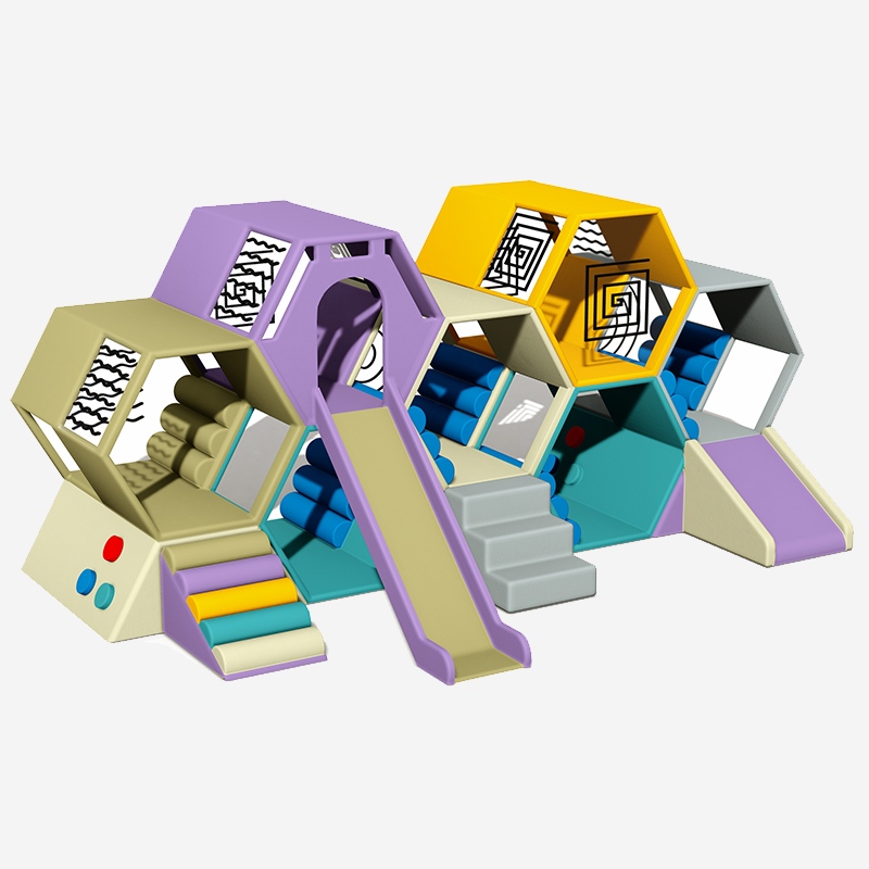 Набор альпинистов Hexagon Hive для использования в помещении с мягкой игрой