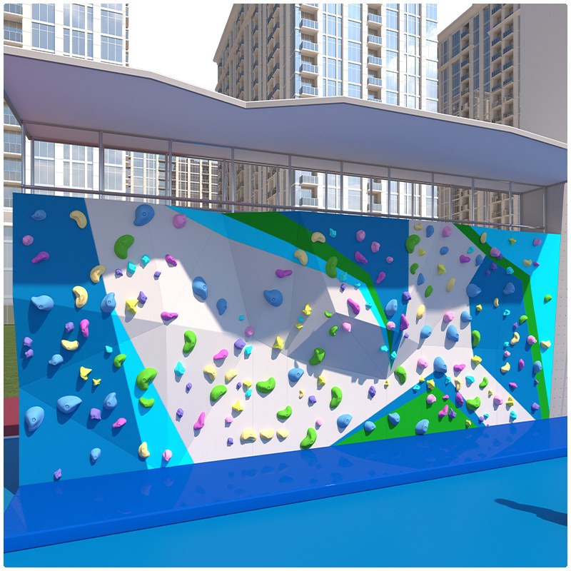 Модульный внутренний скалодром разной высоты | Скалолазание в парке приключений