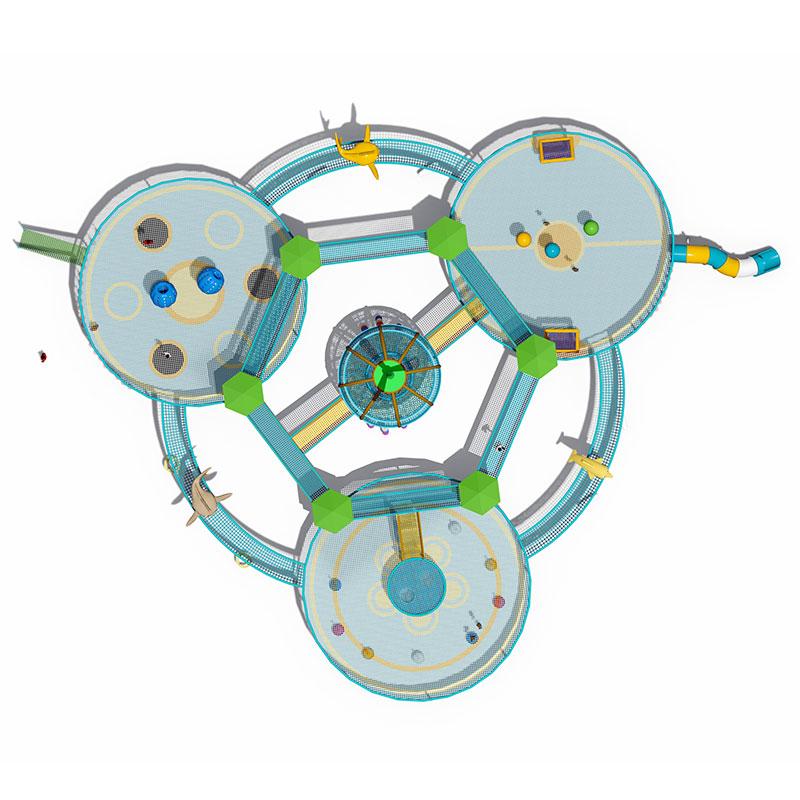 Рама для лазания по батуту с веревкой Adventure
