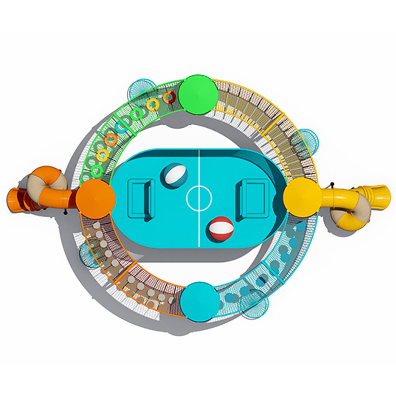 Набор веревочных батутных рамок для скалолазания в парке