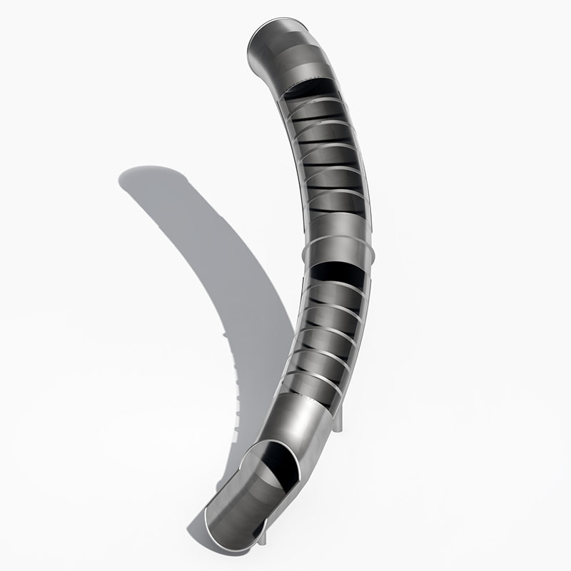 Изогнутые направляющие из нержавеющей стали